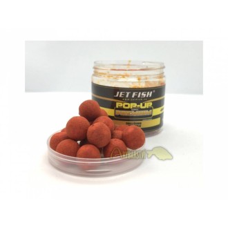 JET FISH Premium Boilie Classic Pop-Up CHILLI ČESNEK