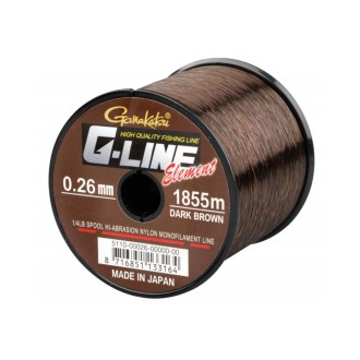GAMAKATSU Vlasec G-LINE Element Dark Brown 0.33 mm 1160 m