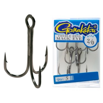 GAMAKATSU Trojháček Hook Treble 23 NS 5 ks Vel.2