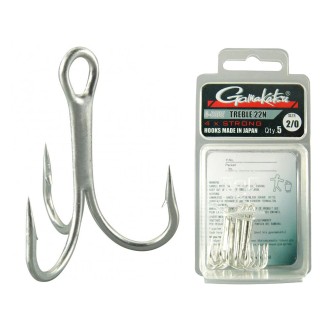GAMAKATSU Trojháček Hook Treble 22N/0 4xStrong