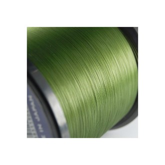GAMAKATSU Splétaná šňůra G-Hybraid Moss Green 1000 m 0.18 mm