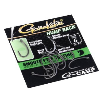 GAMAKATSU Háček G-Carp Hump Back Hooks Grey