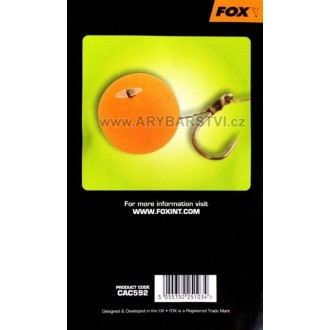 FOX Zarážky na boilie Edges Boilie Stops Clear 200ks