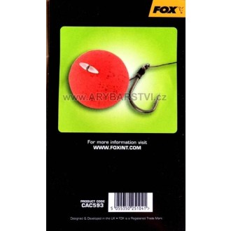 FOX Zarážky na boilie Edges Boilie Stops Clear 200ks