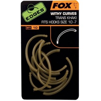 FOX Rovnátko háčku Edges Withy Curve Adaptor 10ks