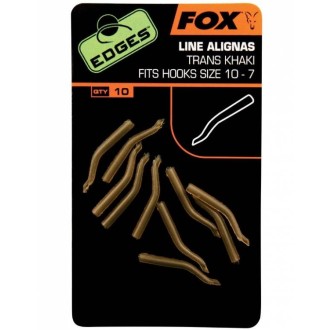 FOX Rovnátko Háčku Edges Line Aligner Trans Khaki 10 ks