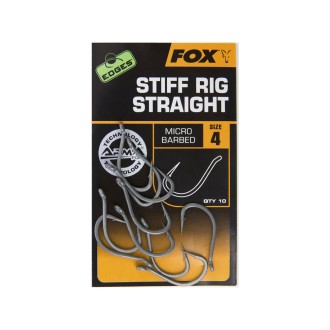 FOX Háček Edges Armapoint Stiff Rig Straight 10 ks