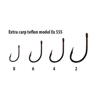 EXTRA CARP Háček Teflon Serie 555