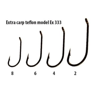 EXTRA CARP Háček Teflon Serie 333