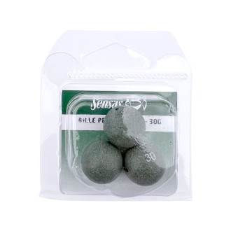 SENSAS Průběžná zátěž Drilled Bullet Green 3 ks