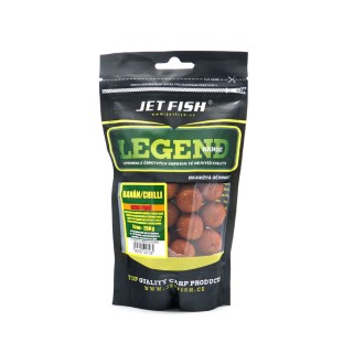 JET FISH Legend Range Extra Tvrdé Boilie 250g Banán Chilli