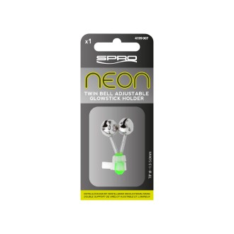SPRO Rolnička na prut Neon Adj Double Bell GlowStick Holder