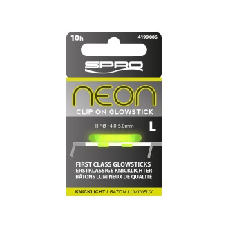SPRO Chemické světlo s klipem na prut Neon Clip On GlowStick Green