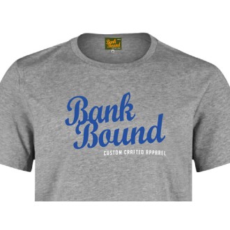 PROLOGIC Tričko Bank Bound Custom Tee Light Grey Melange Tee M