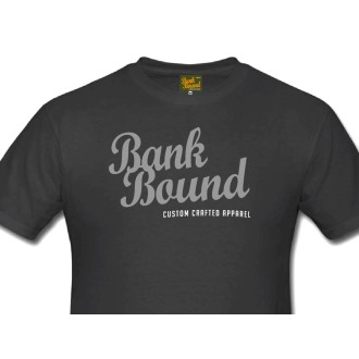PROLOGIC Tričko Bank Bound Custom Tee Dark Grey