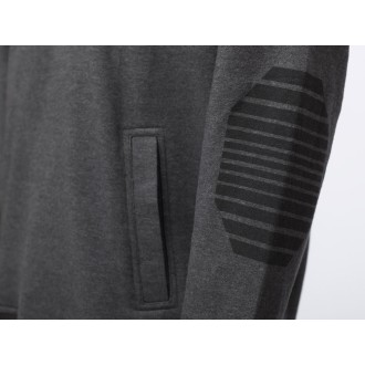 SAVAGE GEAR Mikina Logo Hoodie Dark Gray Melange