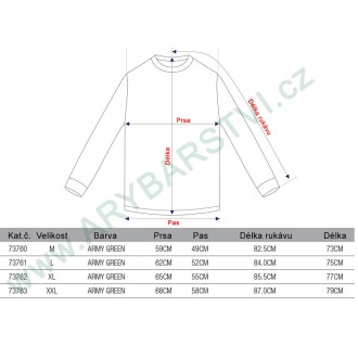 PROLOGIC Mikina Mega Fish Hoodie Army Green