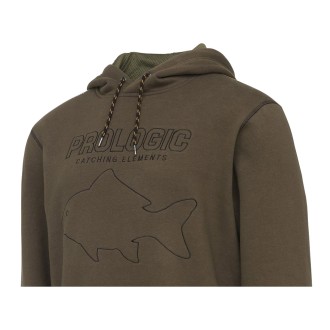 PROLOGIC Mikina Mega Fish Hoodie Army Green