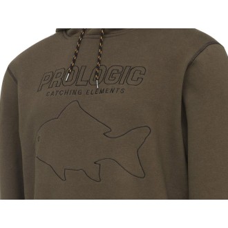 PROLOGIC Mikina Mega Fish Hoodie Army Green