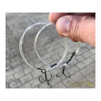 DAM Návazec na dravce Effzett Mono Deadbait Rig 1.00 mm 25 kg 75 cm 2 ks