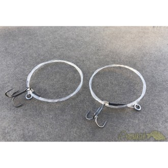 DAM Návazec na dravce Effzett Mono Deadbait Rig 1.00 mm 25 kg 75 cm 2 ks