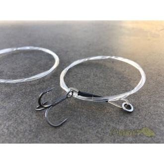 DAM Návazec na dravce Effzett Mono Deadbait Rig 1.00 mm 25 kg 75 cm 2 ks