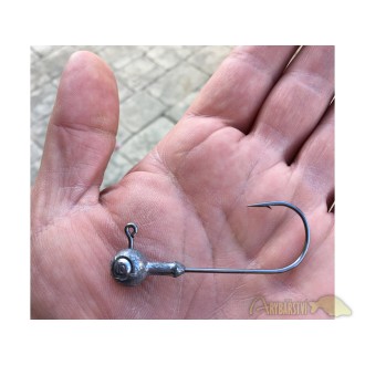 GUNKI Jigová Hlavička Jig Round Pike Natural 10 g Vel.7/0