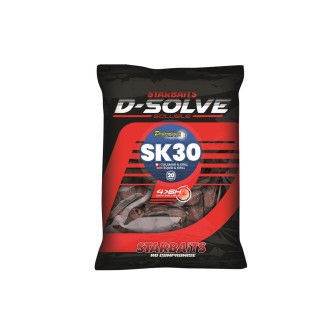 STARBAITS Rozpustné boilie D-Solve Boilies SK30 2.5kg 20mm