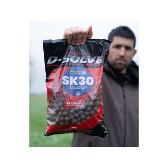 STARBAITS Rozpustné boilie D-Solve Boilies SK30 2.5kg 20mm