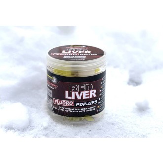 STARBAITS Plovoucí Boilie Concept Red Liver Fluo  Pop-Up 80 g