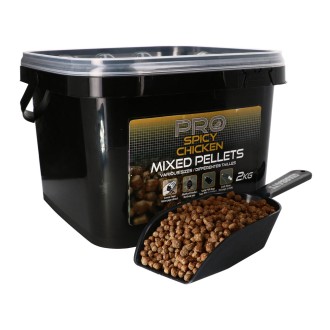 STARBAITS Pelety PROBIOTIC Spicy Chicken Mixed Pellets 2 kg