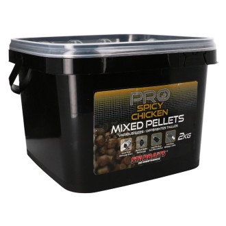 STARBAITS Pelety PROBIOTIC Spicy Chicken Mixed Pellets 2 kg