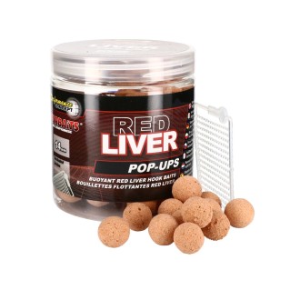 STARBAITS Plovoucí Boilie Concept Red Liver Pop-Up 80 g