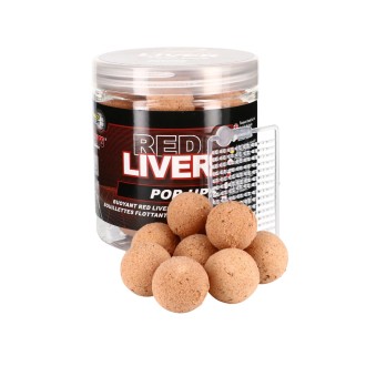 STARBAITS Plovoucí Boilie Concept Red Liver Pop-Up 80 g