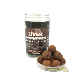 STARBAITS Red Liver Hard Boilies 200 g
