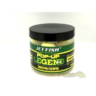JET FISH Pop-Up Boilie Legend Range Švestka Scopex