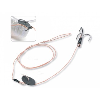 SPRO Návazec na sumce BIG WALLER Braid Rig Lifebait 85 cm 80 kg