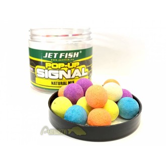 JET FISH Boilies Signal Pop-Up NATURAL Mix 16 mm 60 g