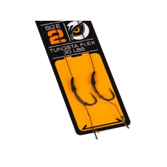 POLE POSITION Boilie návazec Sliding Ring Rig Strongbow 30 Lb 20 cm 2 ks