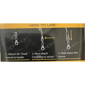 POLE POSITION Boilie návazec QC Chod-X Rig 30 Lb 4 cm 3 ks