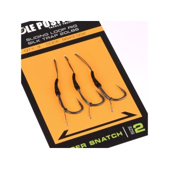 POLE POSITION Boilie návazec Sliding Loop Rig Super Snatch 20 Lb 5 cm 3 ks