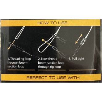 POLE POSITION Boilie návazec Sliding Loop Rig Super Snatch 20 Lb 5 cm 3 ks