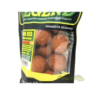 JET FISH Boilies Extra Tvrdé Legend Range Klub Red Švestka Scopex 250 g