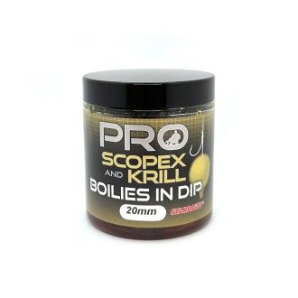 STARBAITS Boilies in Dip PRO Scopex Krill 150 g