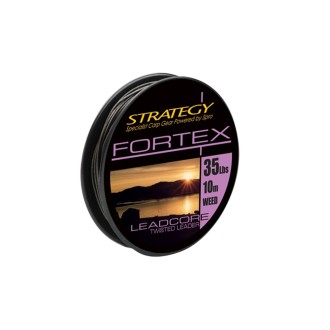 STRATEGY Návazcová šňůra Fortex Leadcore Weed 10 m 35 Lb
