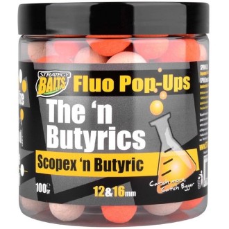 STRATEGY BAITS Plovoucí Boilies POP16/12 THE N BUTYRIC 100 g