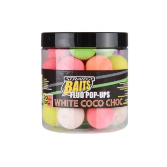 STRATEGY BAITS Plovoucí boilies Fluo Pop-Ups 100 g