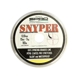 SPRO Splétaná šňůra Snyper Braid Yellow 110m 0.10mm