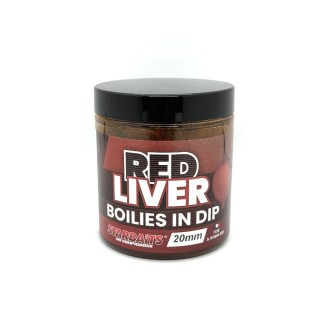 STARBAITS Boilies in Dip Concept Red Liver 150 g