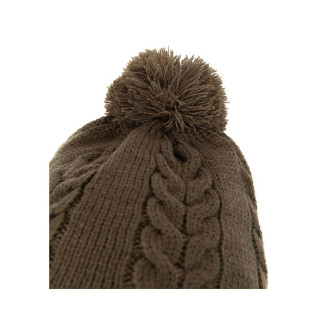 FOX Čepice Khaki Knitted Bobble Hat
